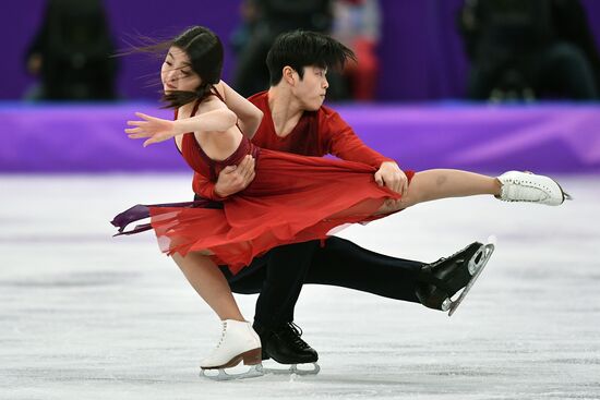 2018 Winter Olympics. Figure skating. Ice dance. Free skating