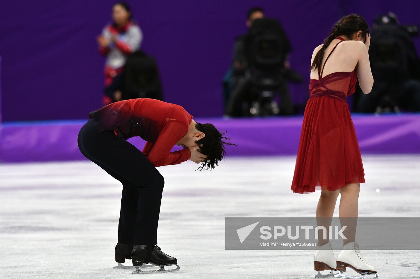 2018 Winter Olympics. Figure skating. Ice dance. Free skating