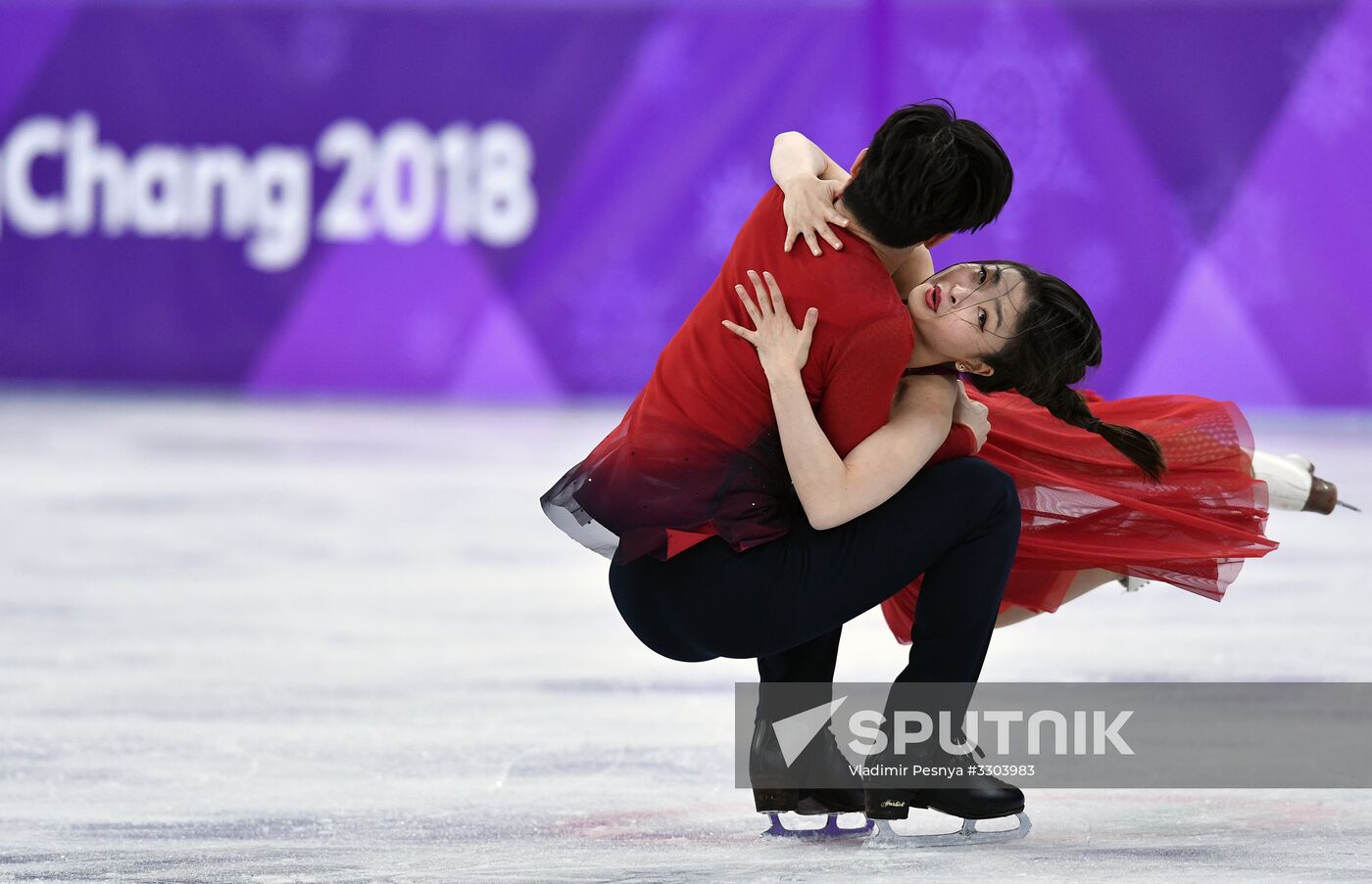 2018 Winter Olympics. Figure skating. Ice dance. Free skating