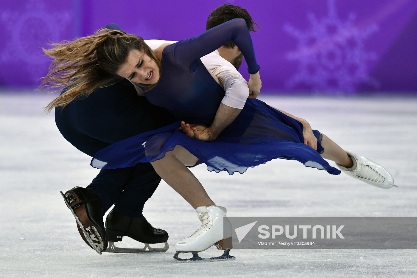 2018 Winter Olympics. Figure skating. Ice dance. Free skating