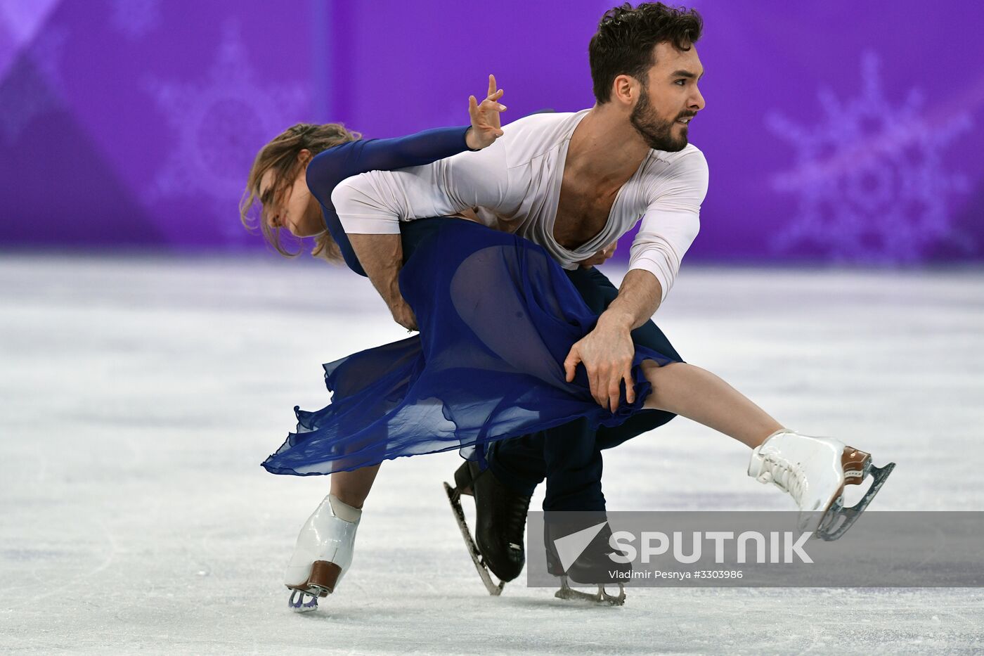 2018 Winter Olympics. Figure skating. Ice dance. Free skating