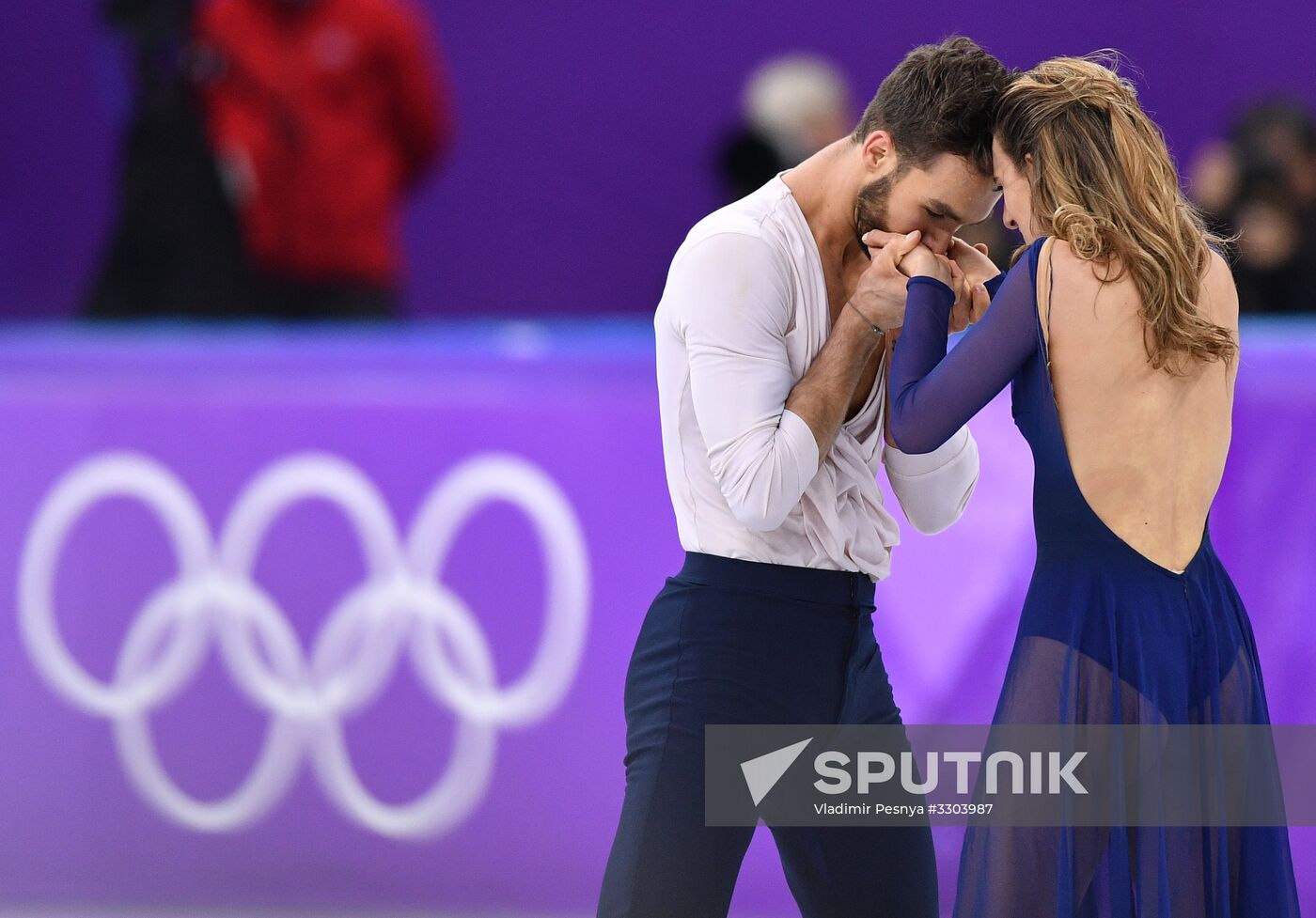 2018 Winter Olympics. Figure skating. Ice dance. Free skating