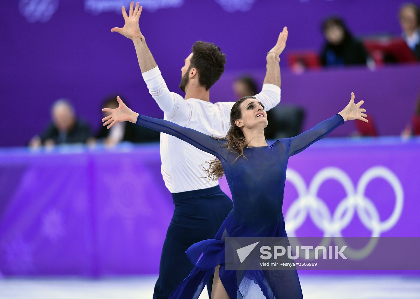 2018 Winter Olympics. Figure skating. Ice dance. Free skating