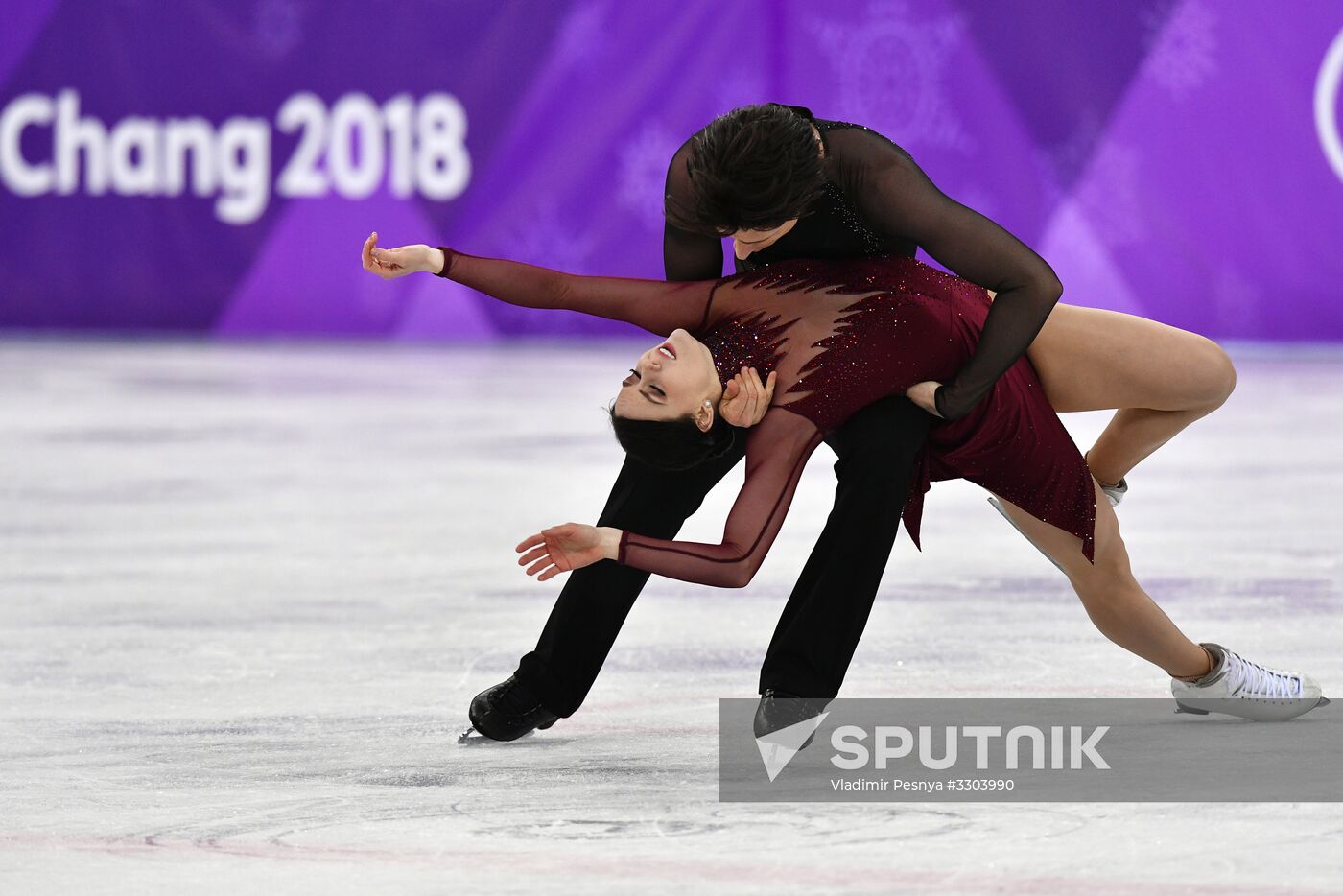 2018 Winter Olympics. Figure skating. Ice dance. Free skating