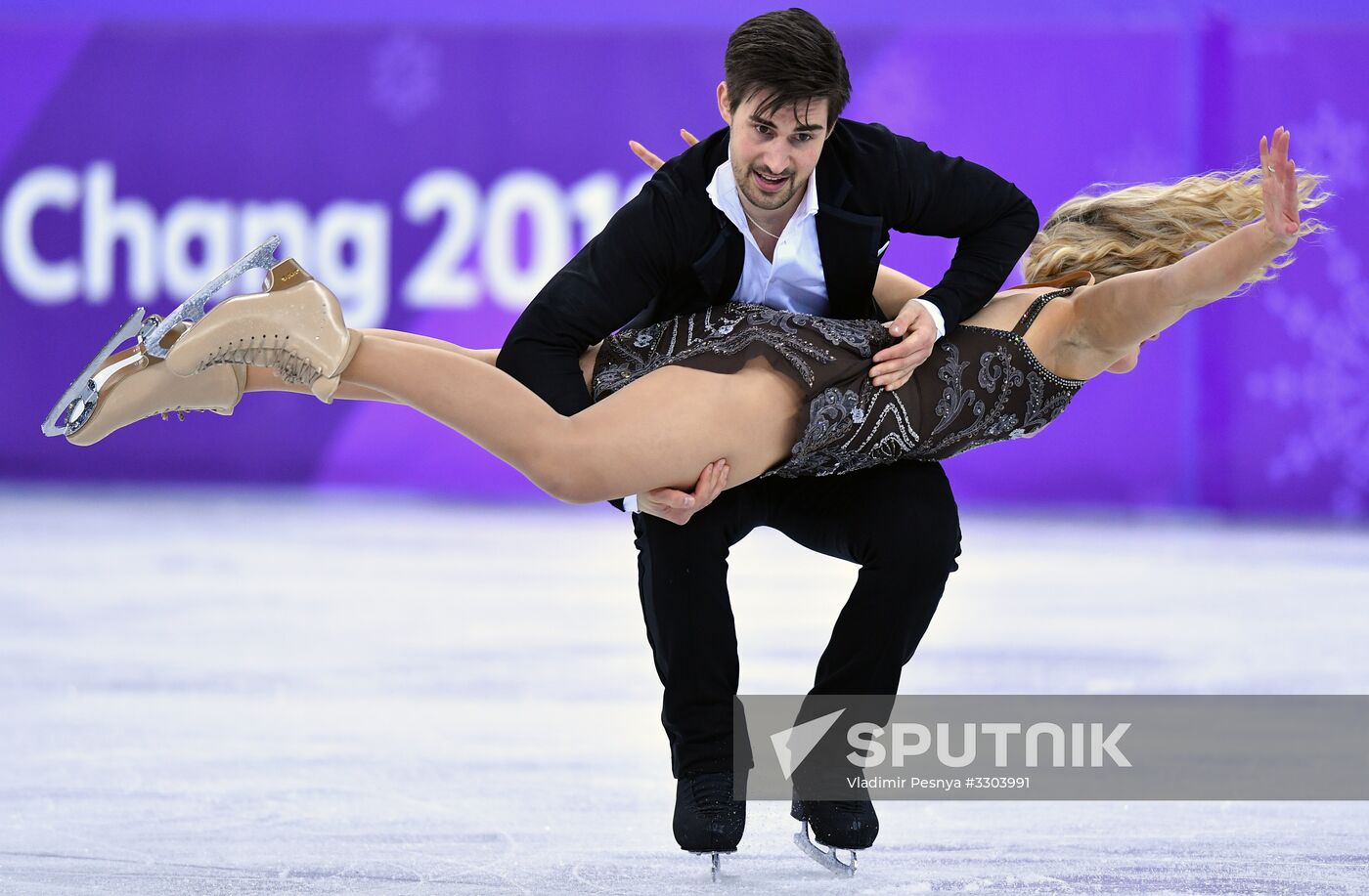 2018 Winter Olympics. Figure skating. Ice dance. Free skating