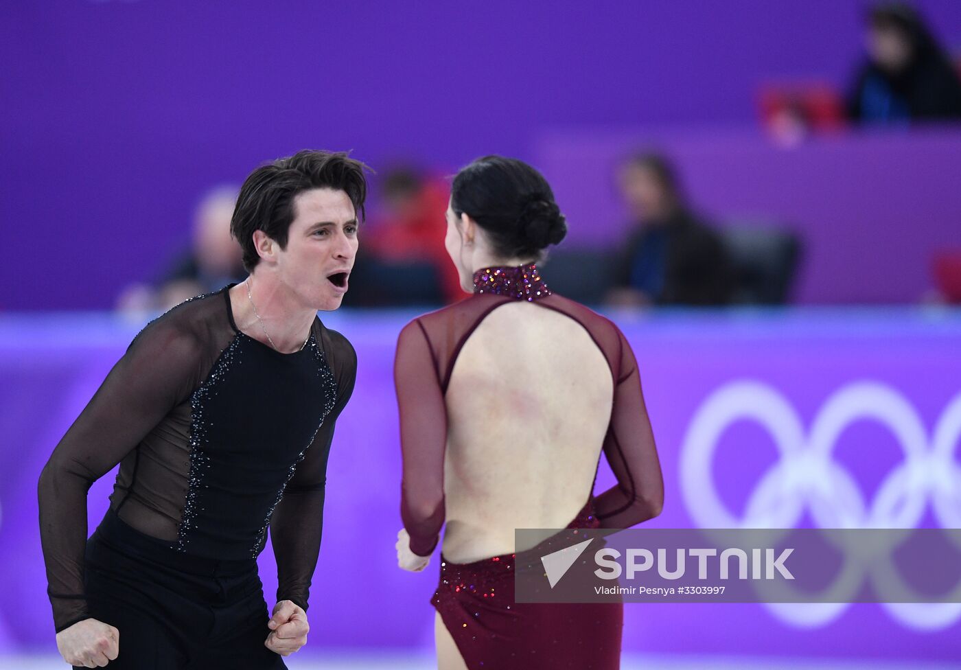 2018 Winter Olympics. Figure skating. Ice dance. Free skating