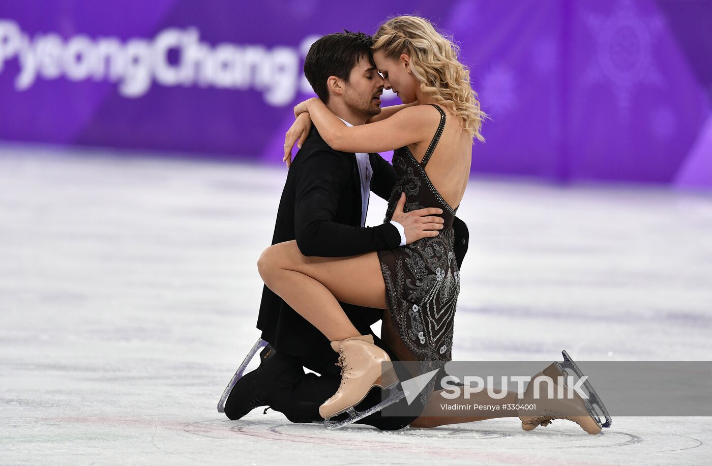 2018 Winter Olympics. Figure skating. Ice dance. Free skating