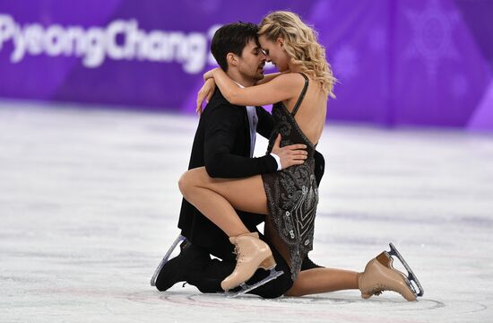 2018 Winter Olympics. Figure skating. Ice dance. Free skating