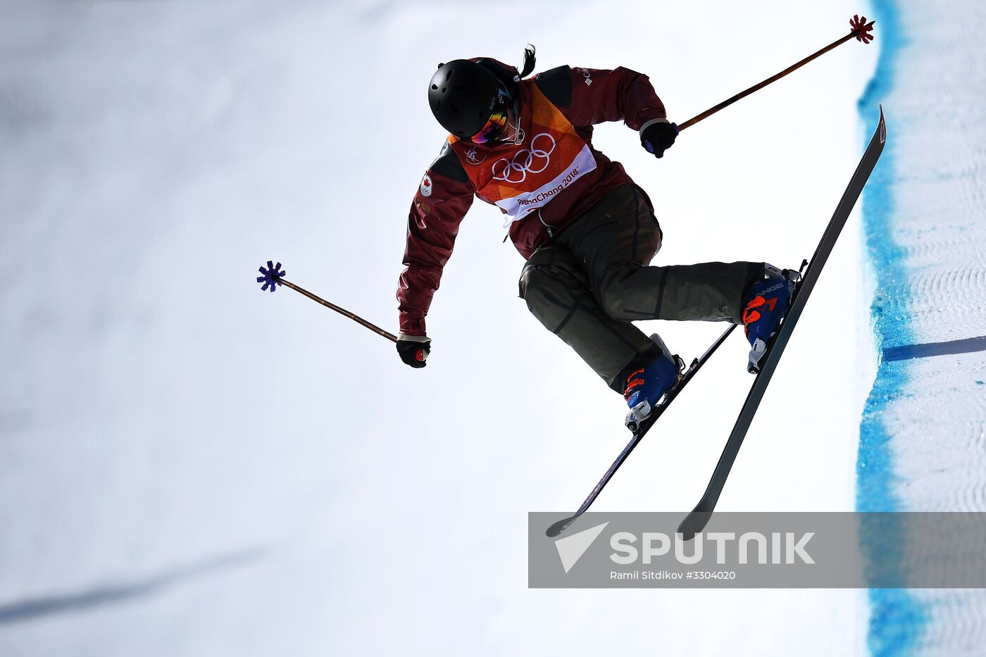 2018 Winter Olympics. Freestyle skiing. Women. Halfpipe