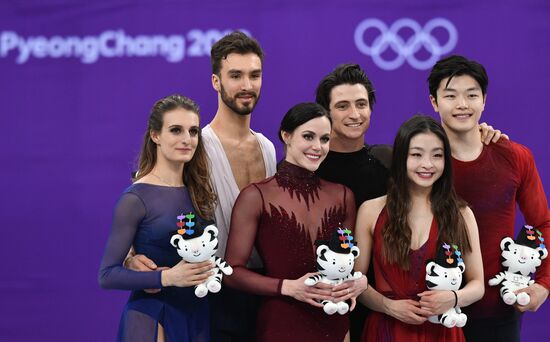 2018 Winter Olympics. Figure skating. Ice dance. Free skating