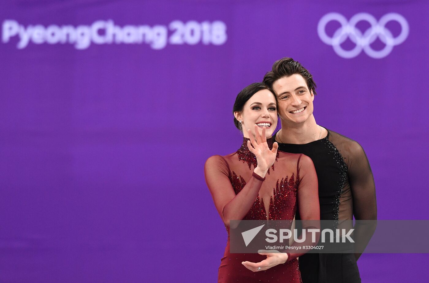 2018 Winter Olympics. Figure skating. Ice dance. Free skating