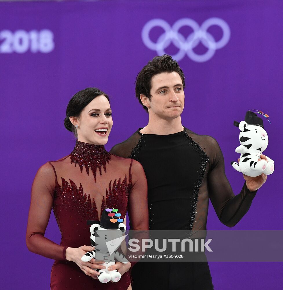 2018 Winter Olympics. Figure skating. Ice dance. Free skating