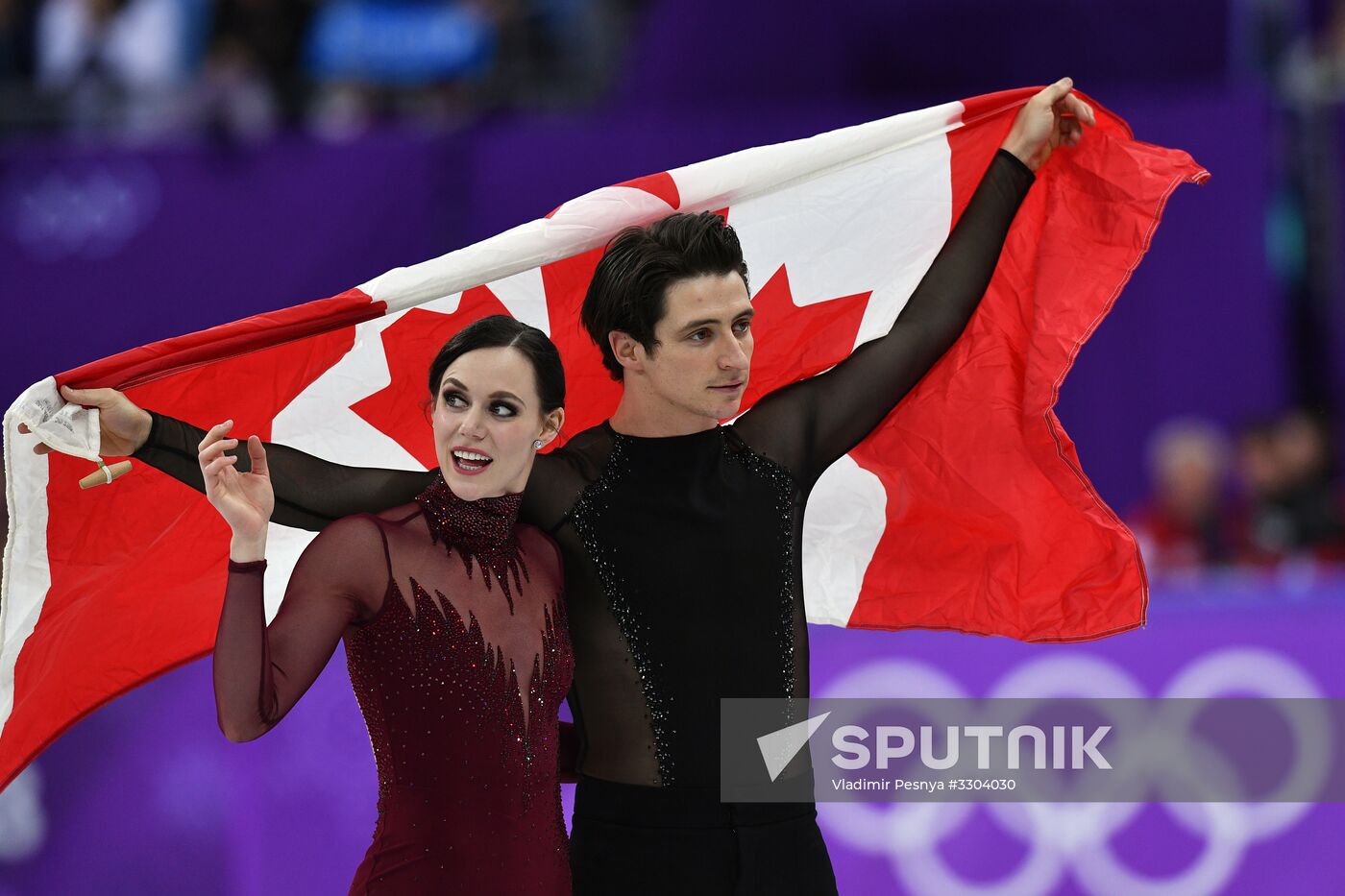 2018 Winter Olympics. Figure skating. Ice dance. Free skating