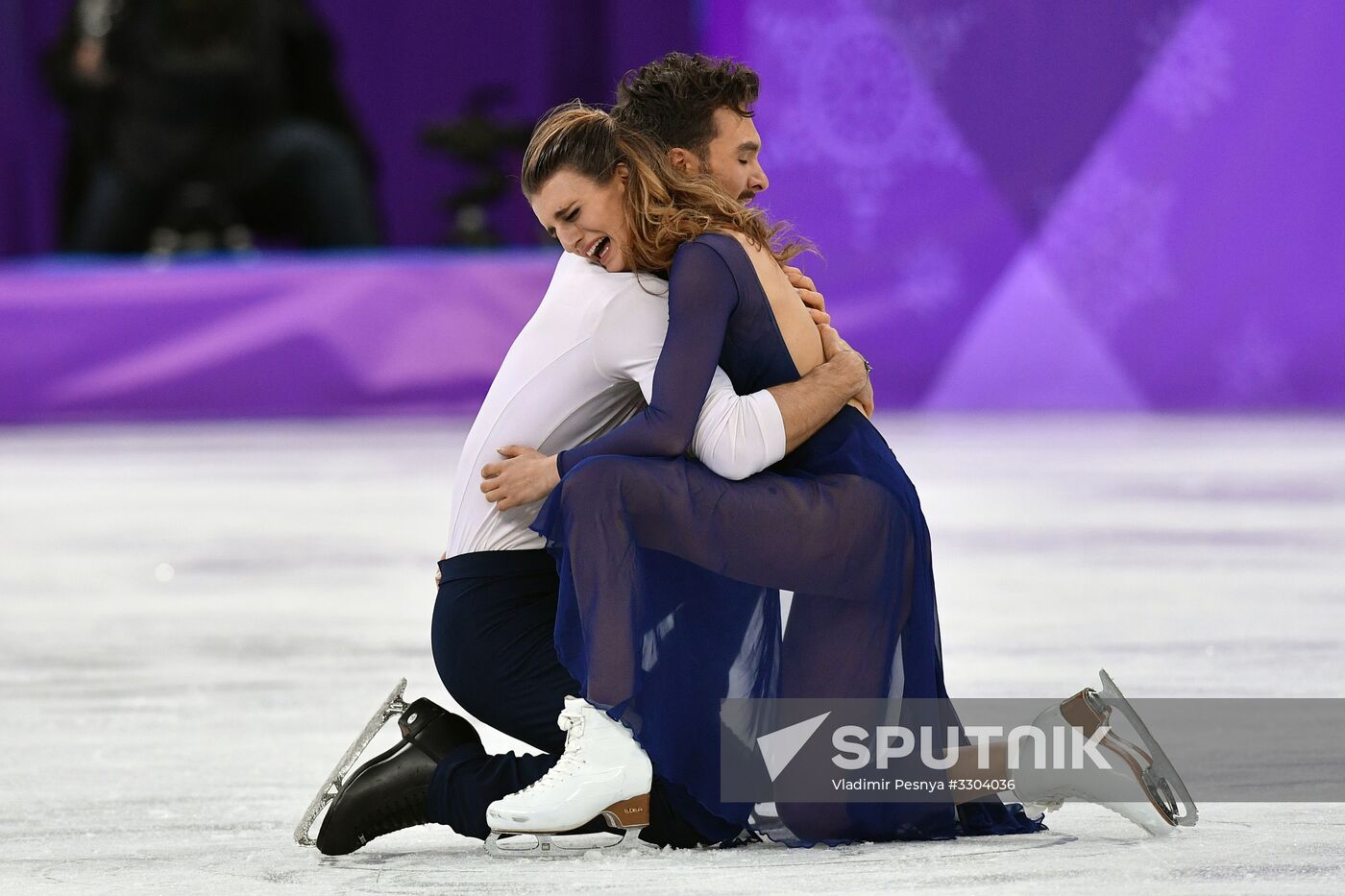 2018 Winter Olympics. Figure skating. Ice dance. Free skating