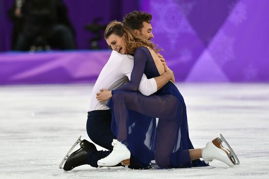 2018 Winter Olympics. Figure skating. Ice dance. Free skating