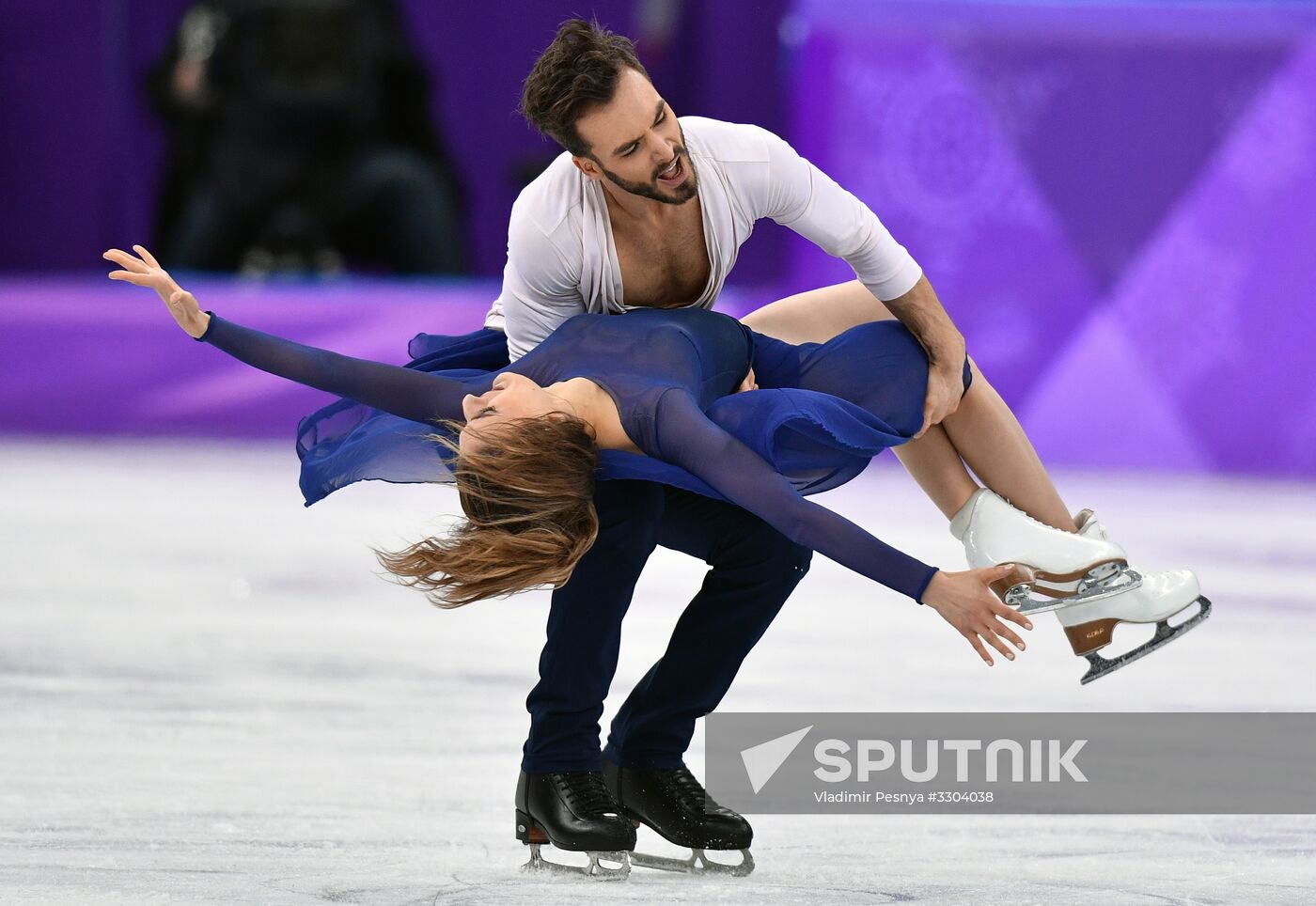 2018 Winter Olympics. Figure skating. Ice dance. Free skating