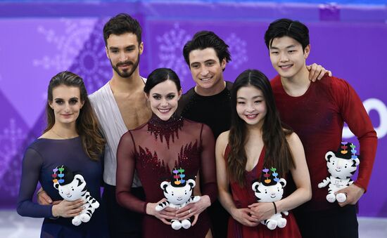 2018 Winter Olympics. Figure skating. Ice dance. Free skating