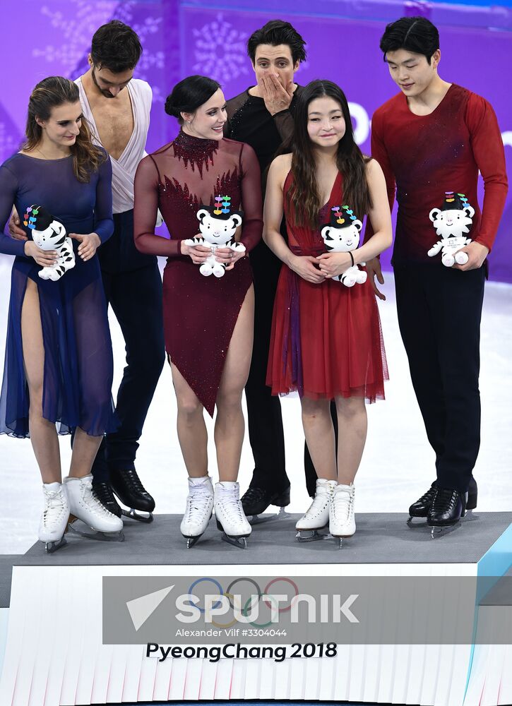 2018 Winter Olympics. Figure skating. Ice dance. Free skating