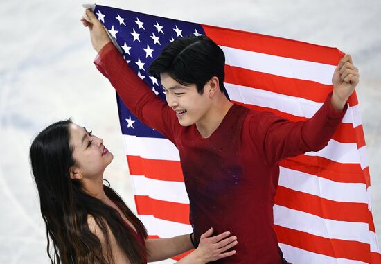 2018 Winter Olympics. Figure skating. Ice dance. Free skating