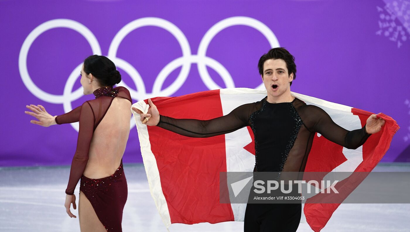 2018 Winter Olympics. Figure skating. Ice dance. Free skating