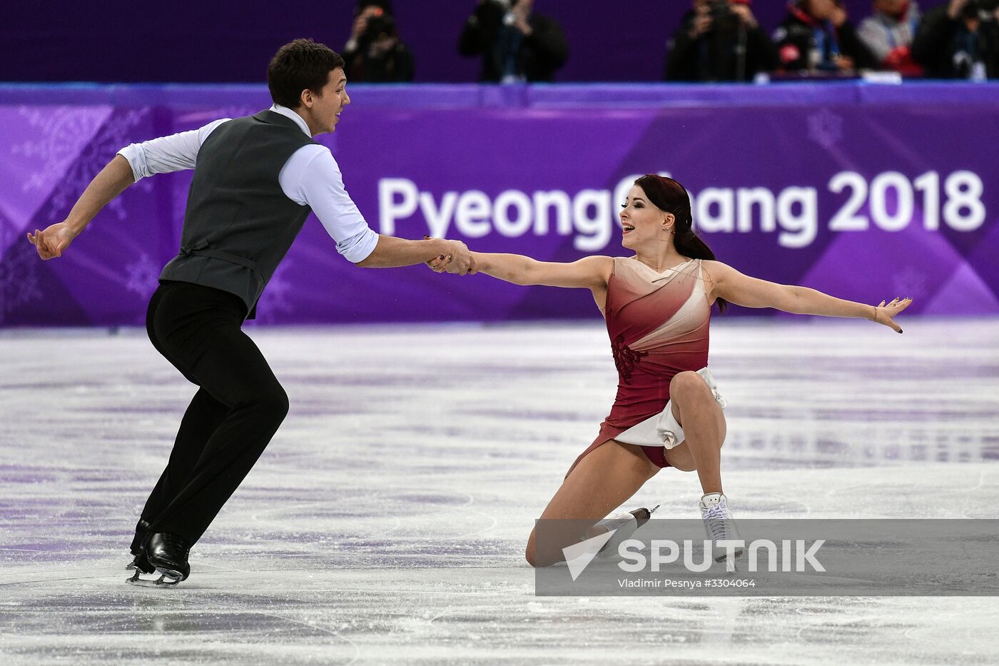 2018 Winter Olympics. Figure skating. Ice dance. Free skating