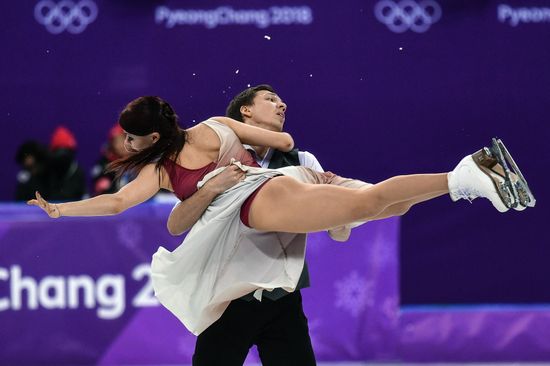 2018 Winter Olympics. Figure skating. Ice dance. Free skating
