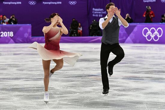 2018 Winter Olympics. Figure skating. Ice dance. Free skating