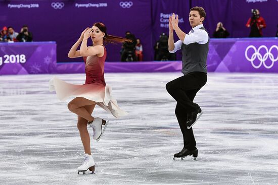 2018 Winter Olympics. Figure skating. Ice dance. Free skating