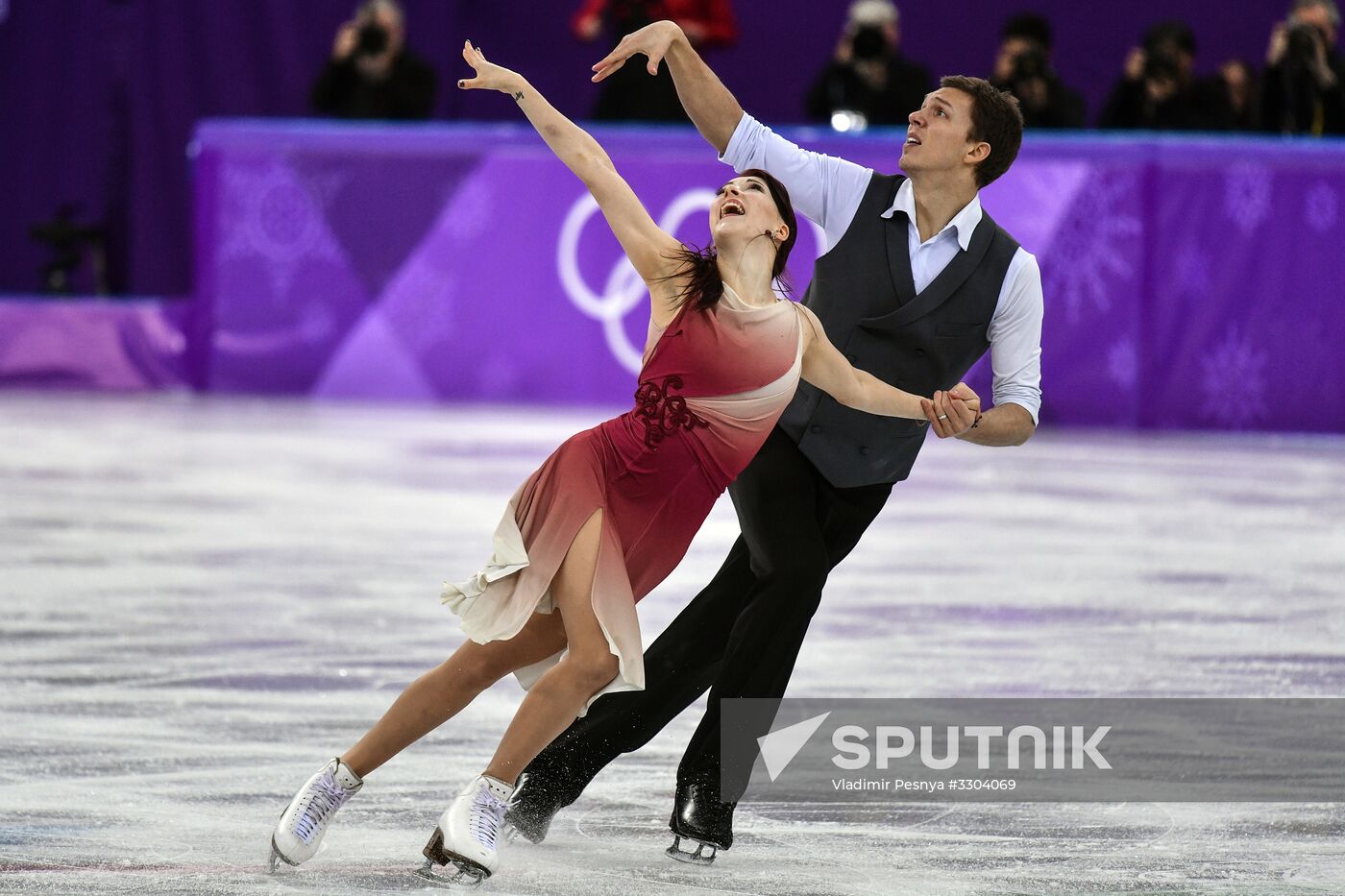 2018 Winter Olympics. Figure skating. Ice dance. Free skating