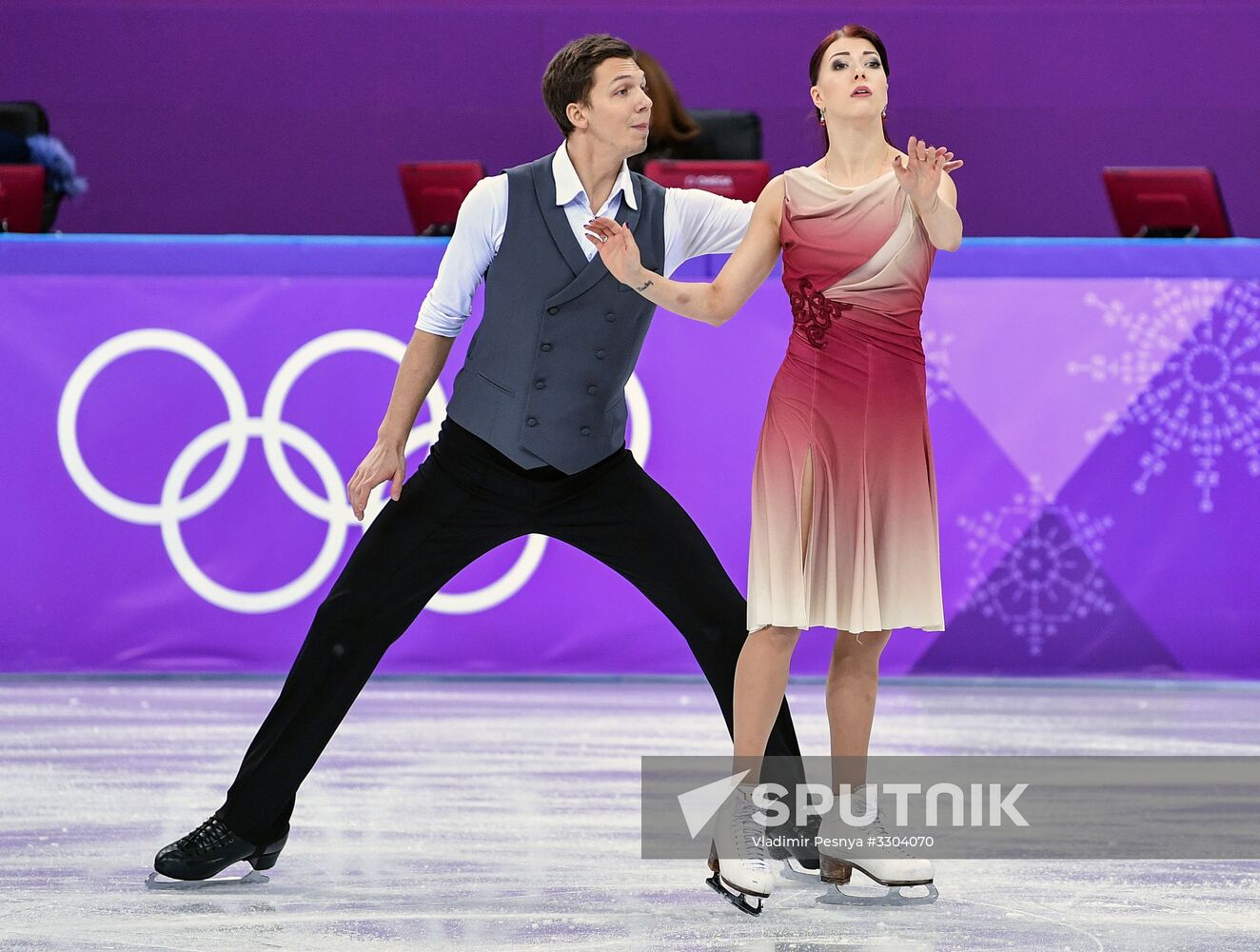 2018 Winter Olympics. Figure skating. Ice dance. Free skating