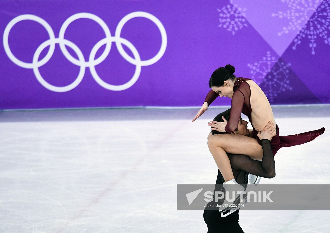 2018 Winter Olympics. Figure skating. Ice dance. Free program