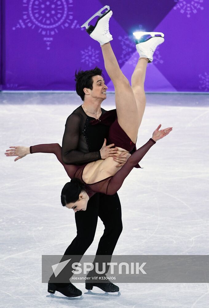 2018 Winter Olympics. Figure skating. Ice dance. Free program