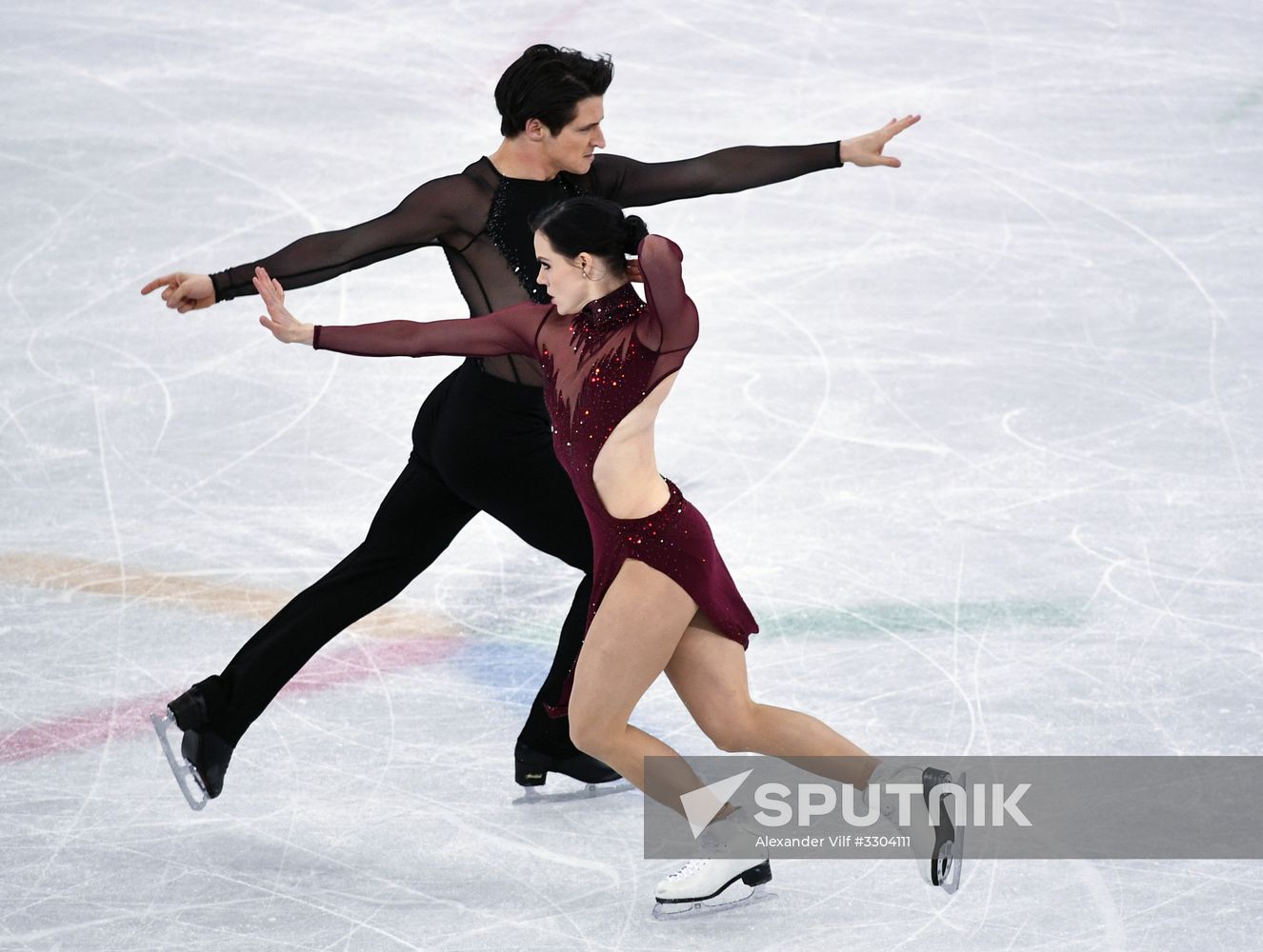 2018 Winter Olympics. Figure Skating. Ice Dance. Free Program