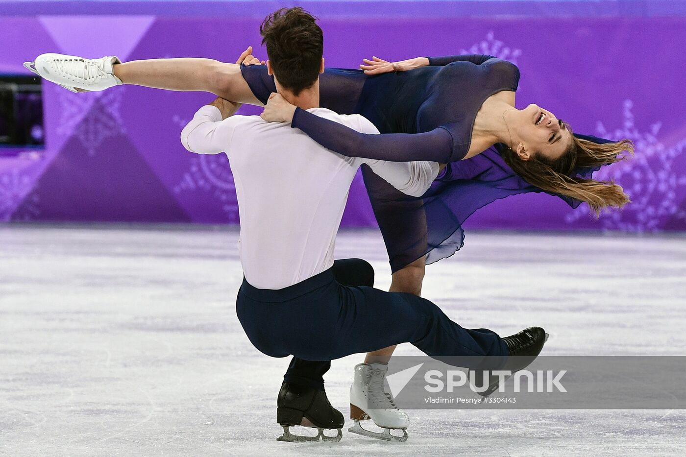 2018 Winter Olympics. Figure Skating. Ice Dance. Free Program