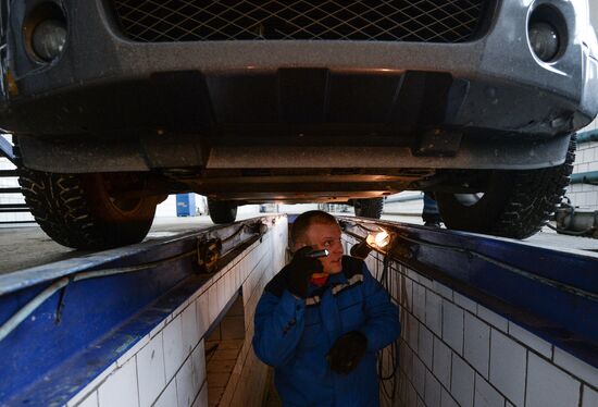 Vehicle maintenance facility in Novosibirsk