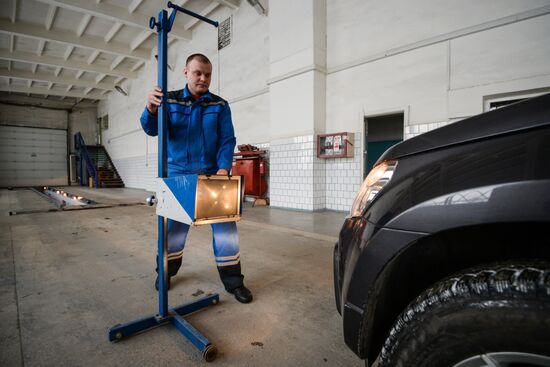 Vehicle maintenance facility in Novosibirsk