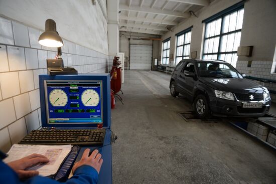 Vehicle maintenance facility in Novosibirsk