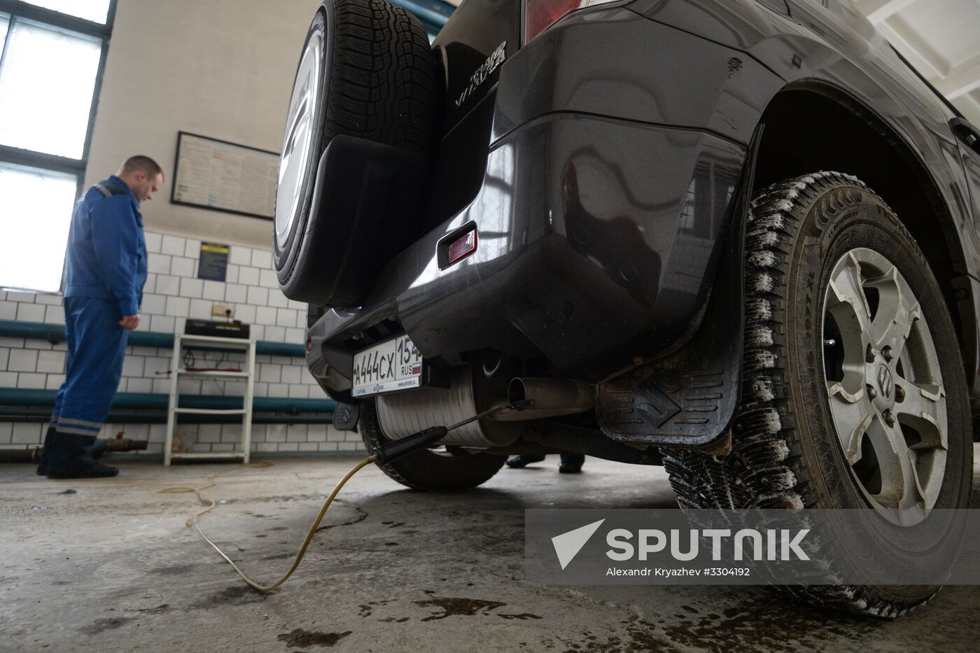 Vehicle maintenance facility in Novosibirsk