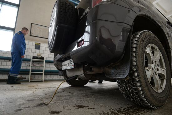 Vehicle maintenance facility in Novosibirsk