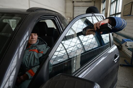 Vehicle maintenance facility in Novosibirsk