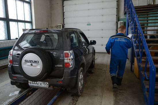 Vehicle maintenance facility in Novosibirsk