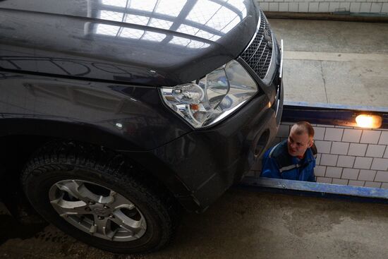 Vehicle maintenance facility in Novosibirsk