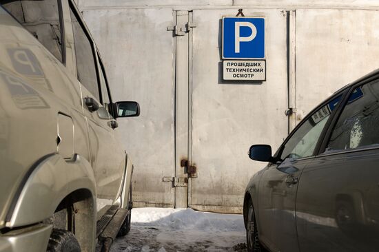 Vehicle maintenance facility in Novosibirsk