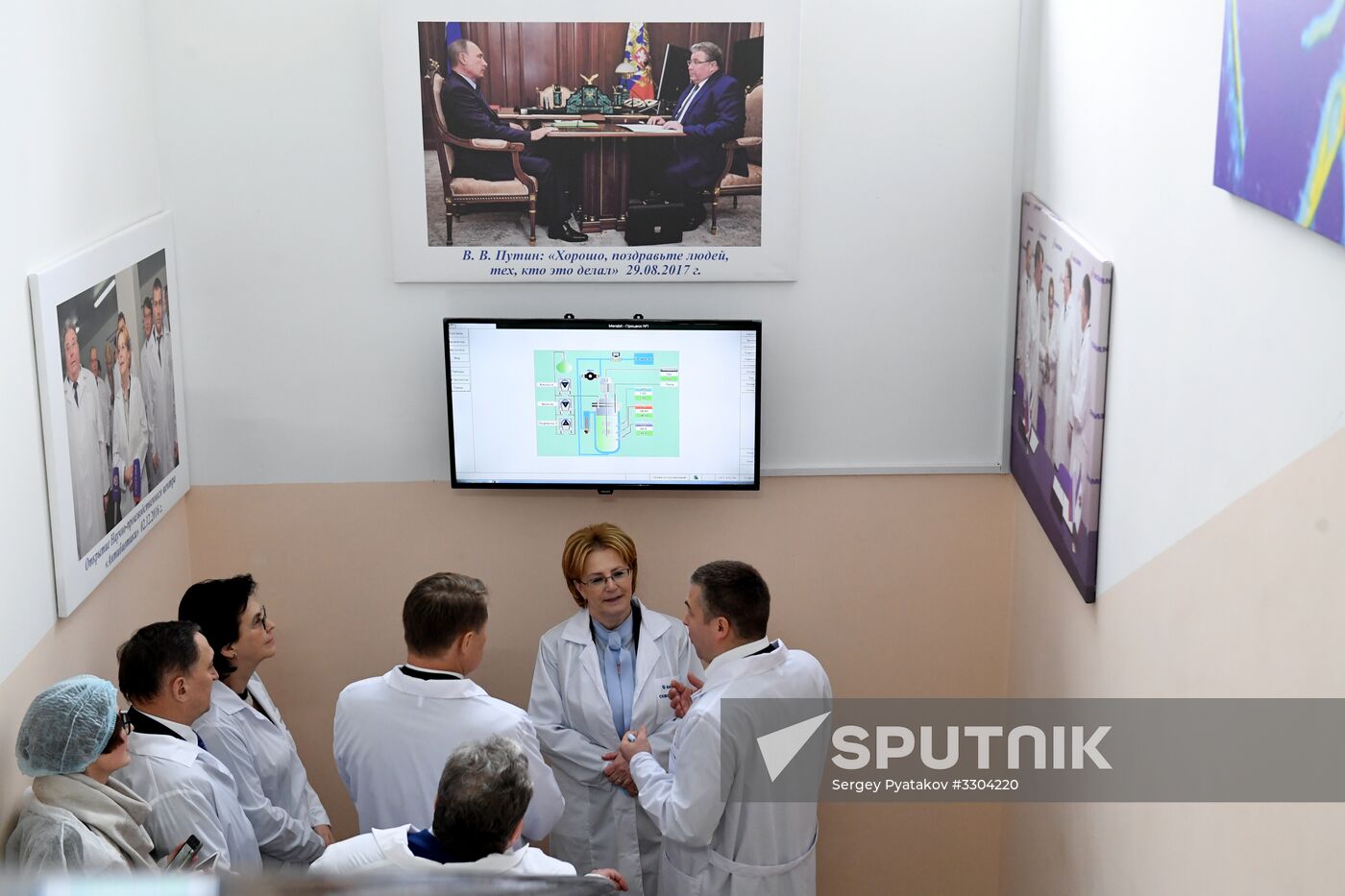 Opening antibiotics plant at Biokhimik shareholding company