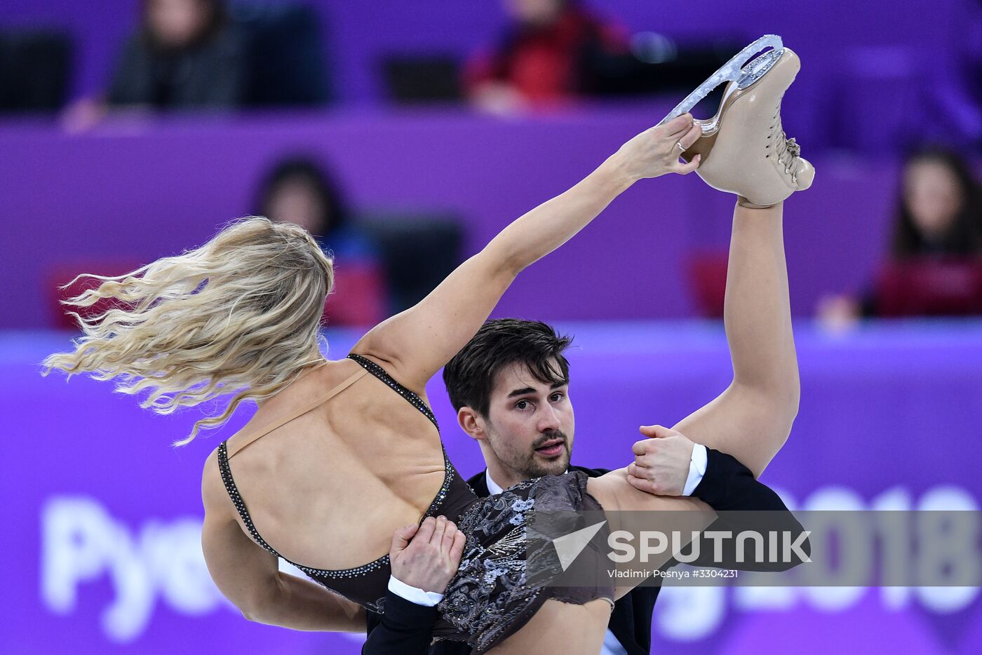 2018 Winter Olympics. Figure Skating. Ice Dance. Free Program