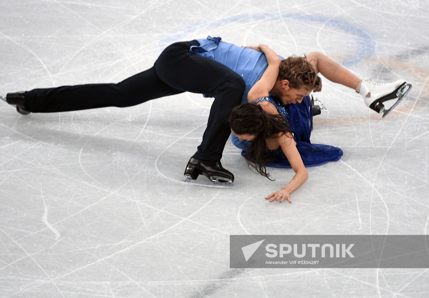 2018 Winter Olympics. Figure Skating. Ice Dance. Free Program