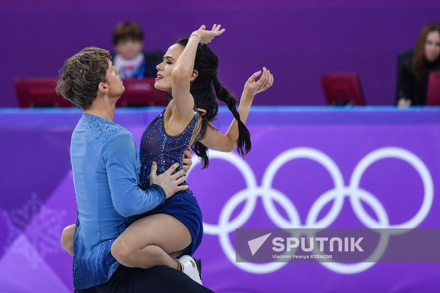 2018 Winter Olympics. Figure Skating. Ice Dance. Free Program