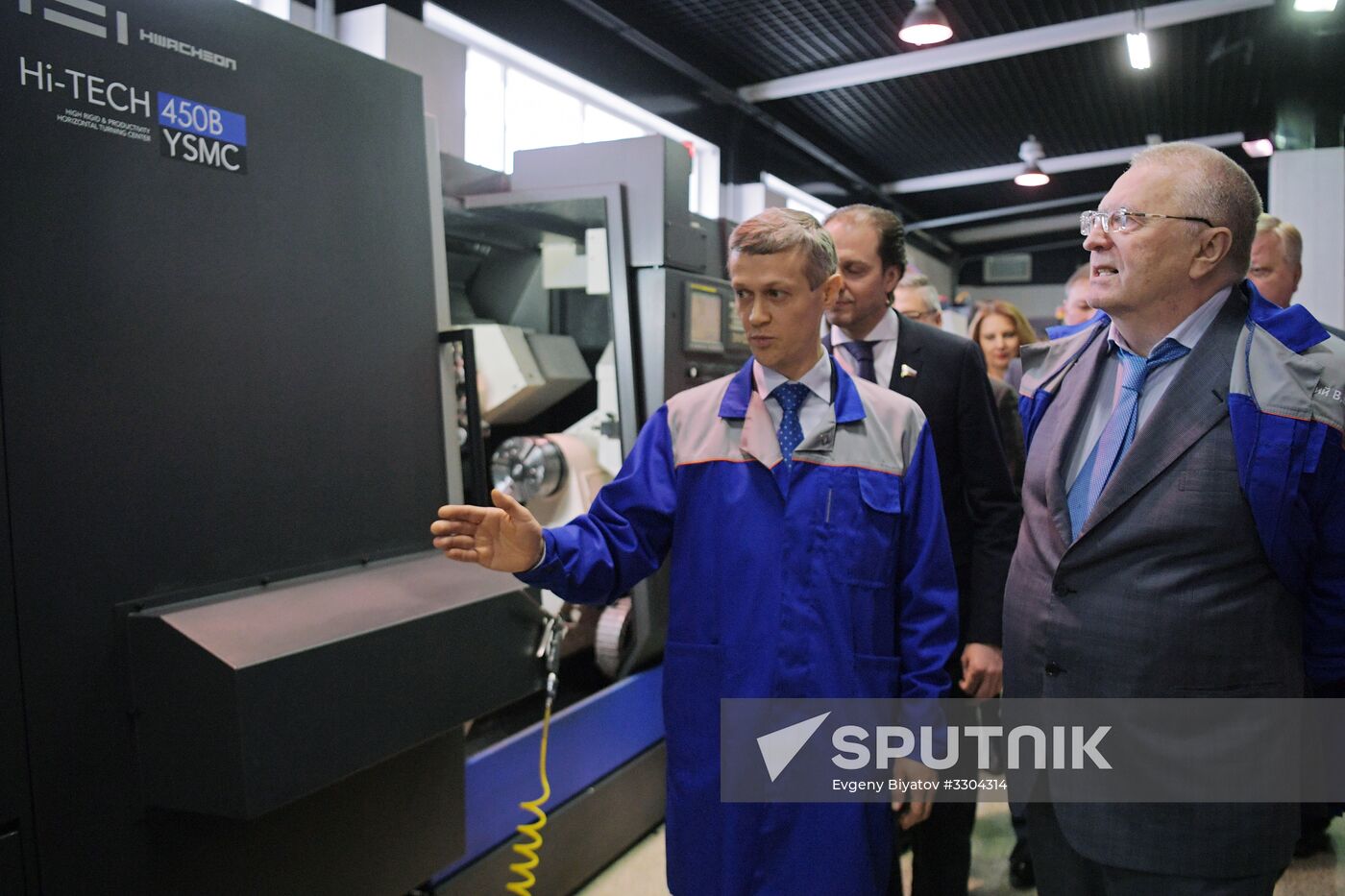 Vladimir Zhirinovsky visits FINVAL Group's mechanical engineering center