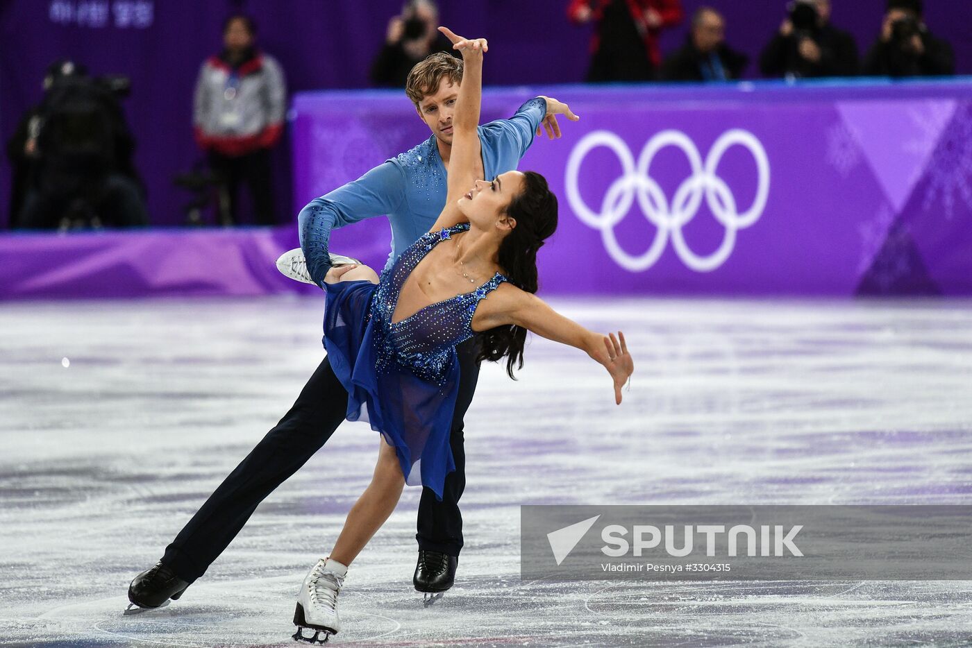 2018 Winter Olympics. Figure Skating. Ice Dance. Free Program