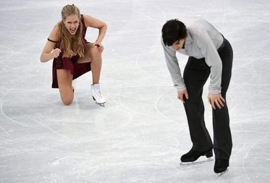 2018 Winter Olympics. Figure Skating. Ice Dance. Free Program